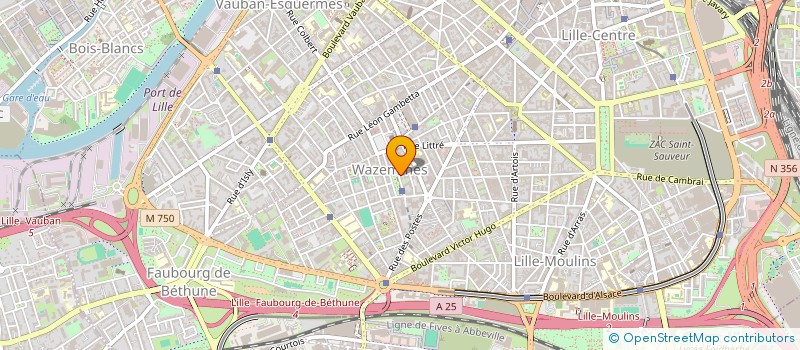 localisation de l'entreprise HAMMIA-HAMZA COIFFURE à LILLE