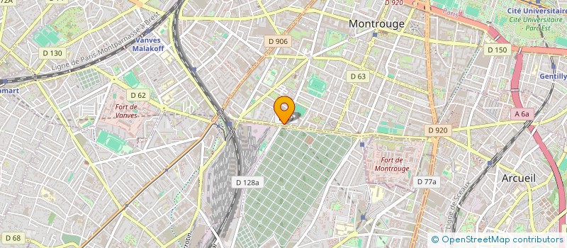 localisation de l'entreprise HAMMICHE  MONTROUGE