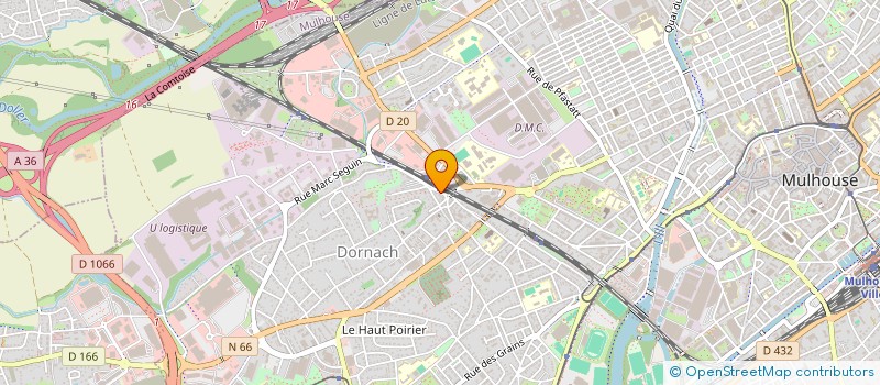 localisation de l'entreprise HAMMOLAR  MULHOUSE