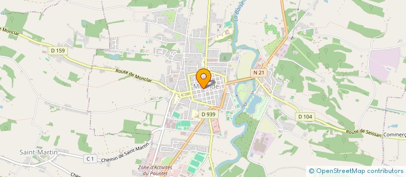 localisation de l'entreprise HAMMOND-LABOISSE  MIRANDE