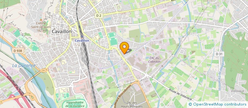 localisation de l'entreprise HAMMOU  CAVAILLON