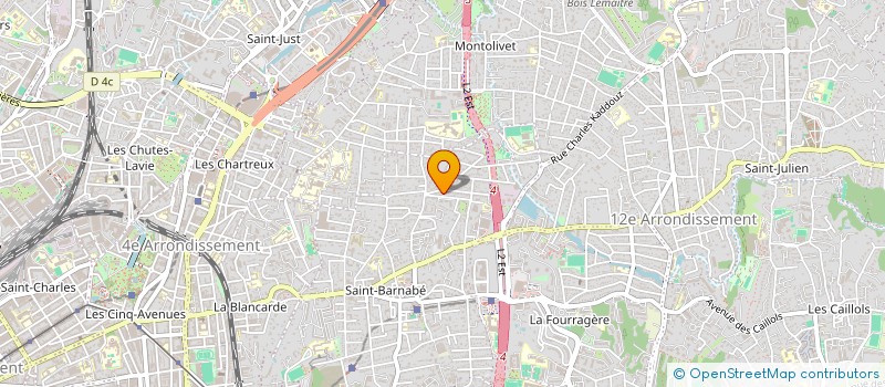 localisation de l'entreprise HAMMOU LE COIN CHAUD à MARSEILLE