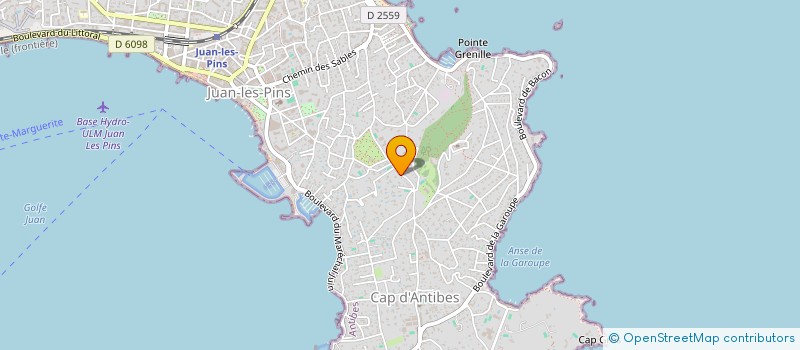 localisation de l'entreprise HAMMOUR CAP D'ANTIBES II  ANTIBES