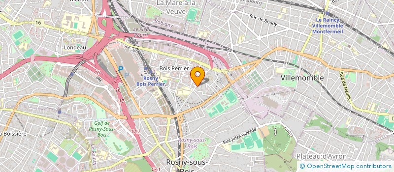 localisation de l'entreprise HAMMOUTI DISTRIBUTION à ROSNY-SOUS-BOIS