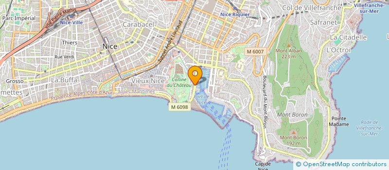 localisation de l'entreprise HAMMY CYCLING à NICE