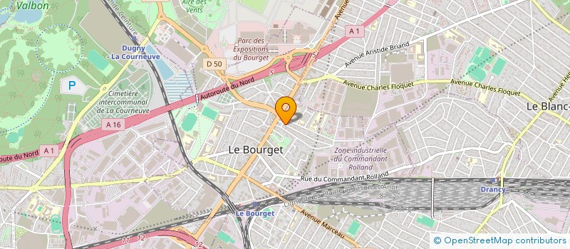localisation de l'entreprise HAMO' PIZZ à LE BOURGET