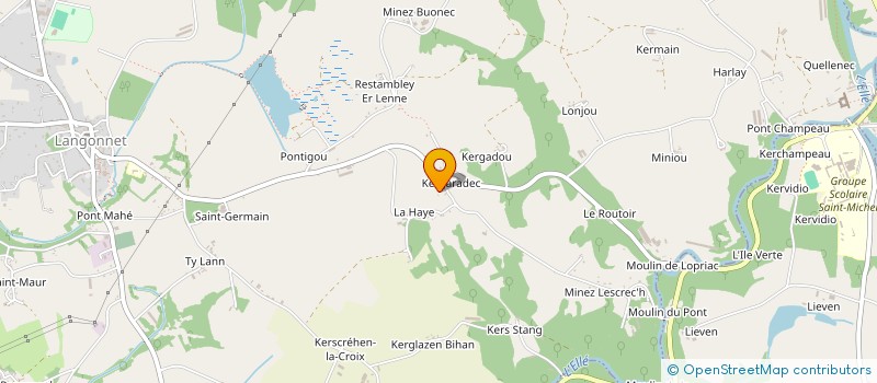 localisation de l'entreprise HAMOIGNON  LANGONNET