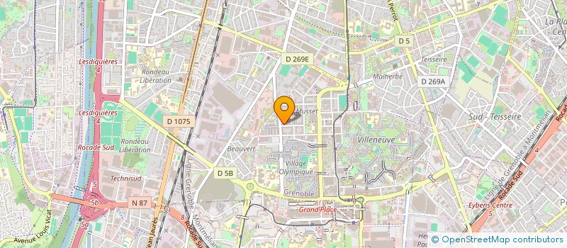 localisation de l'entreprise HAMOK INTERNATIONAL à GRENOBLE