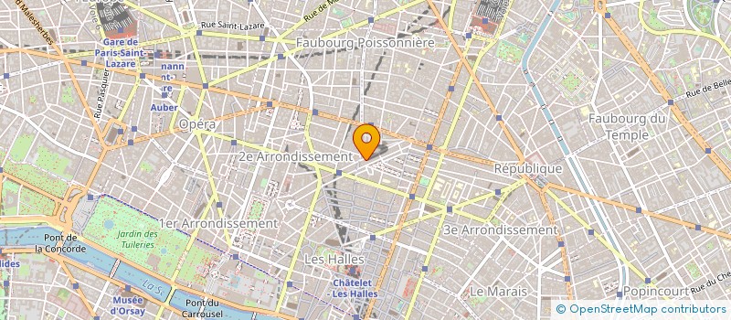 localisation de l'entreprise HAMON à PARIS