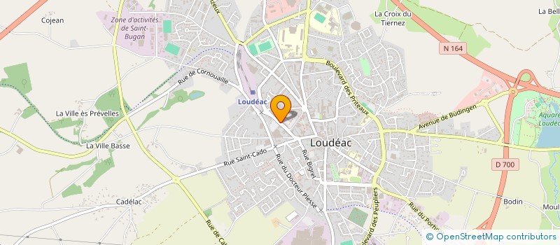 localisation de l'entreprise HAMON à LOUDEAC