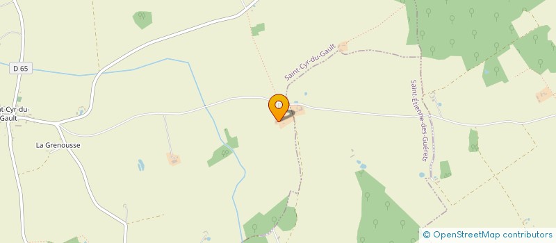 localisation de l'entreprise HAMON  SAINT-CYR-DU-GAULT