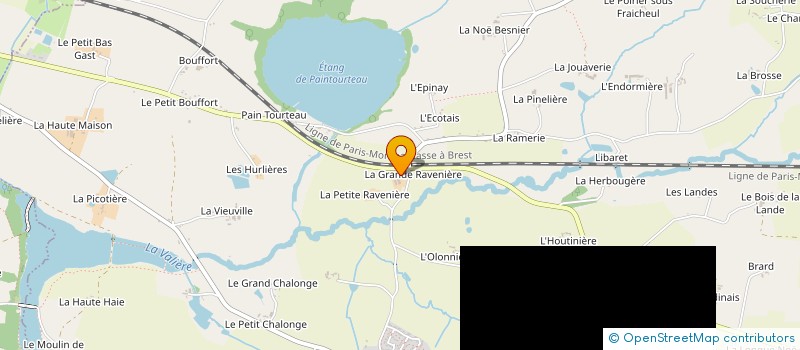 localisation de l'entreprise HAMON BATIMENT  ERBREE