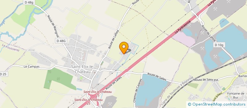 localisation de l'entreprise HAMON CAPITAL INVEST  SAINT-ELIX-LE-CHATEAU