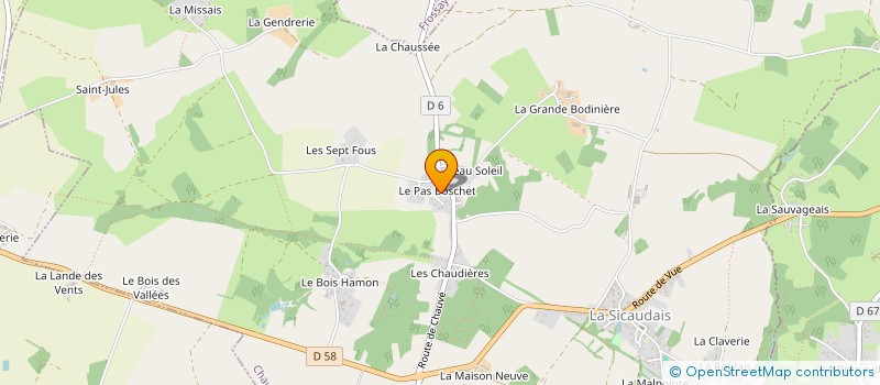 localisation de l'entreprise HAMON CHERY  CHAUMES-EN-RETZ