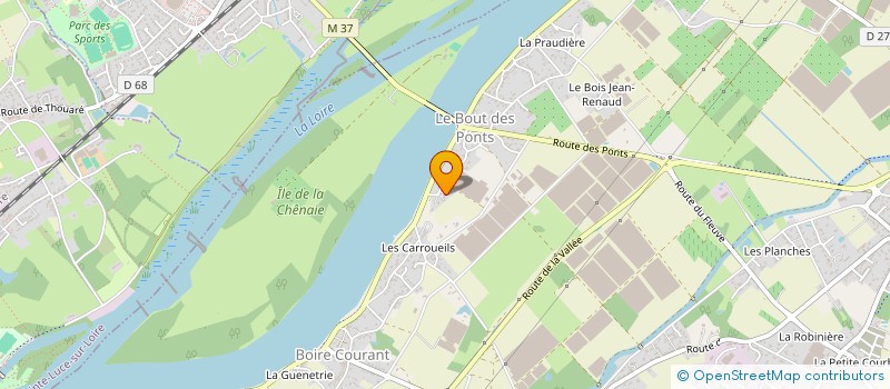 localisation de l'entreprise HAMON COUVREUR  SAINT-JULIEN-DE-CONCELLES