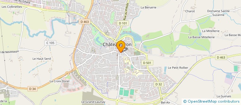 localisation de l'entreprise HAMON INVEST  CHATEAUGIRON