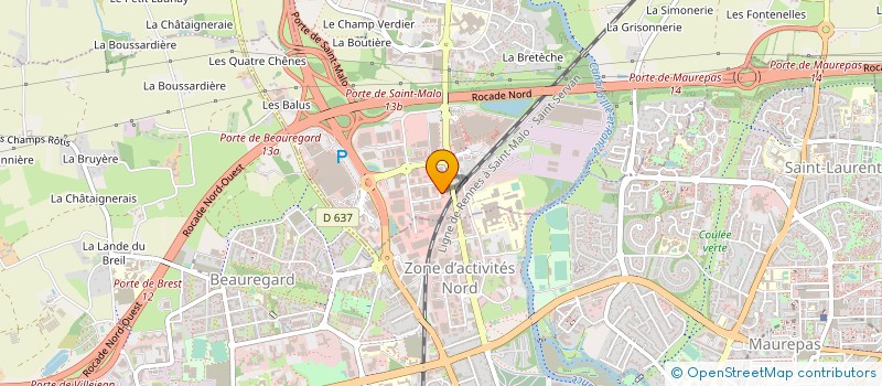 localisation de l'entreprise HAMON MOLARD  SAINT-GREGOIRE