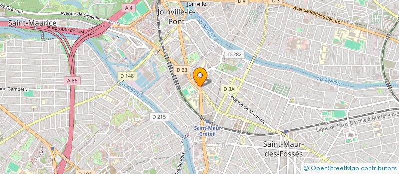 localisation de l'entreprise HAMON-MUZET à SAINT-MAUR-DES-FOSSES