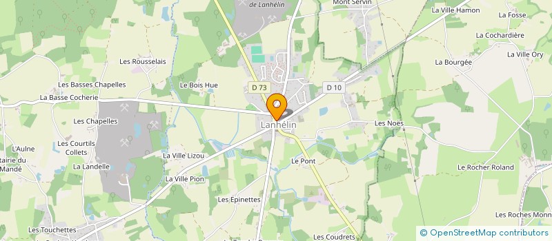 localisation de l'entreprise HAMON PLATRE BRETON  MESNIL-ROC'H