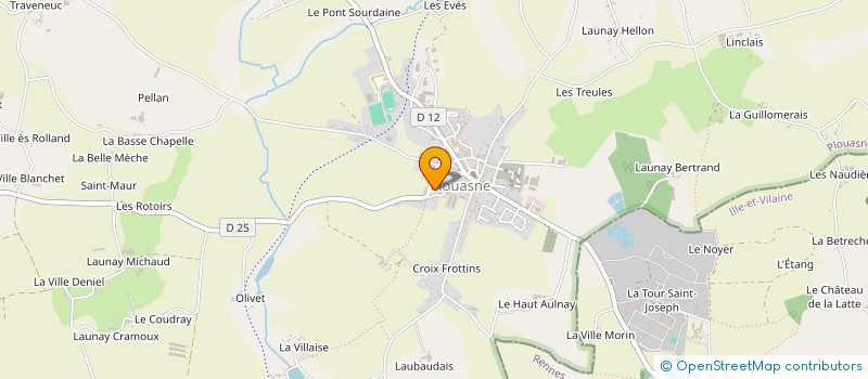 localisation de l'entreprise HAMONIERE  PLOUASNE