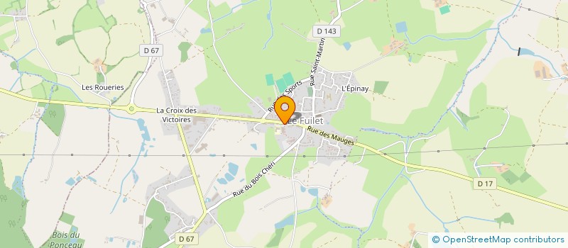 localisation de l'entreprise HAMOSPHERE COOPERATI0N REGION PAYS DE LA LOIRE à MONTREVAULT-SUR-EVRE