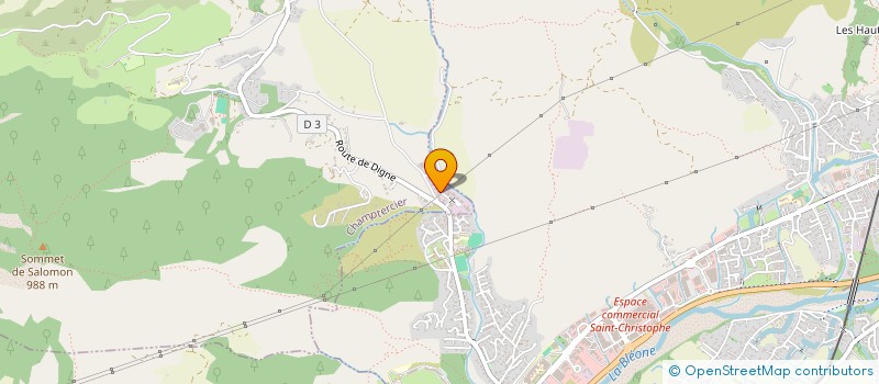 localisation de l'entreprise HAMOT ORTHOPEDIC  CHAMPTERCIER