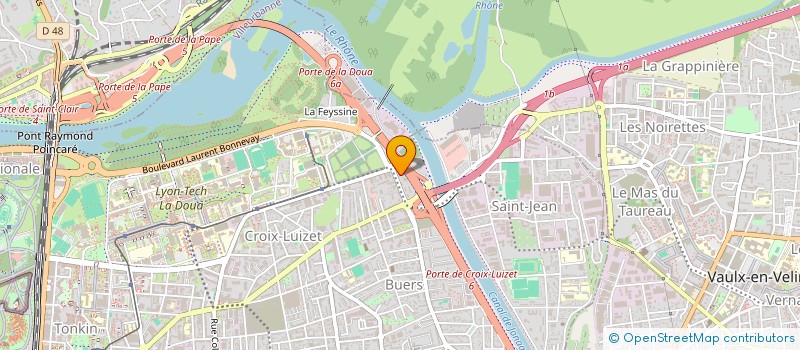 localisation de l'entreprise HAMOTHERM  VILLEURBANNE