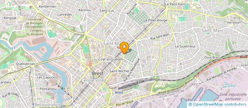 localisation de l'entreprise HAMOU  BREST