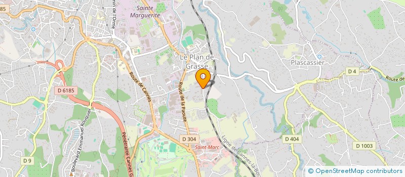localisation de l'entreprise HAMOUDA  GRASSE