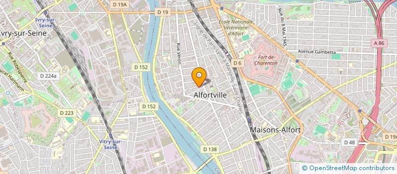 localisation de l'entreprise HAMOUDI MESSAOUD DEHEDIN JEAN à ALFORTVILLE