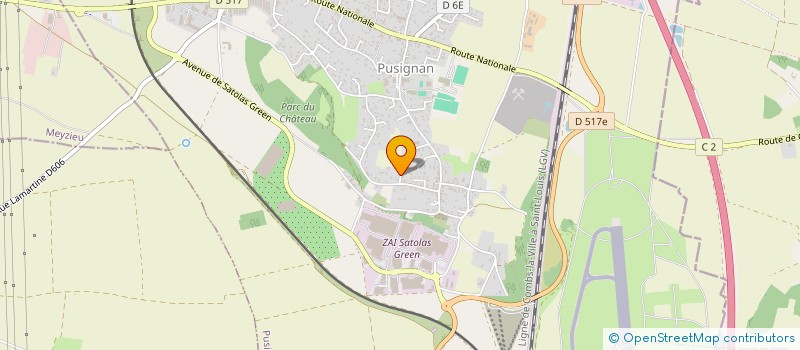 localisation de l'entreprise HAMOUR  PUSIGNAN