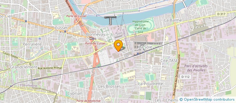 localisation de l'entreprise HAMOUTH JOSEPH ET ALAIN  VILLEURBANNE