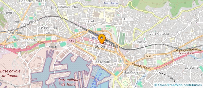 localisation de l'entreprise HAMPARTZOUMIAN à TOULON