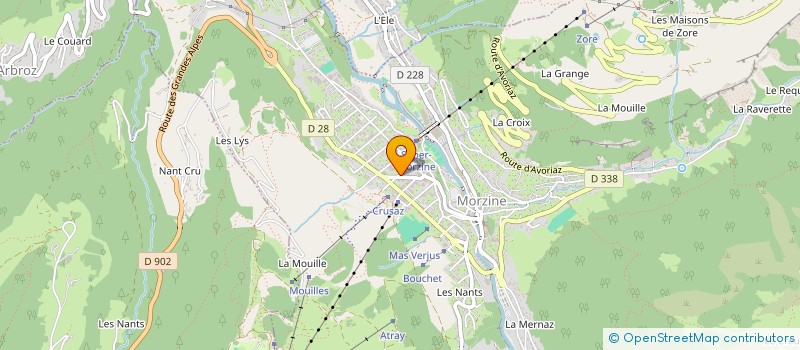 localisation de l'entreprise HAMPSHIRE REFUGE à MORZINE