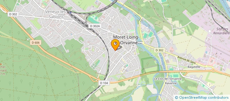 localisation de l'entreprise HAMPTON MANAGEMENT CONSULTING  MORET-LOING-ET-ORVANNE