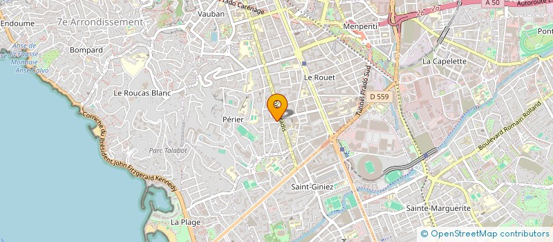 localisation de l'entreprise HAMPTONS à MARSEILLE
