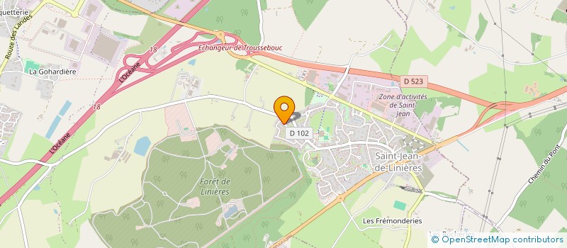 localisation de l'entreprise HAMROUNI IMMOBILIER  SAINT-LEGER-DE-LINIERES