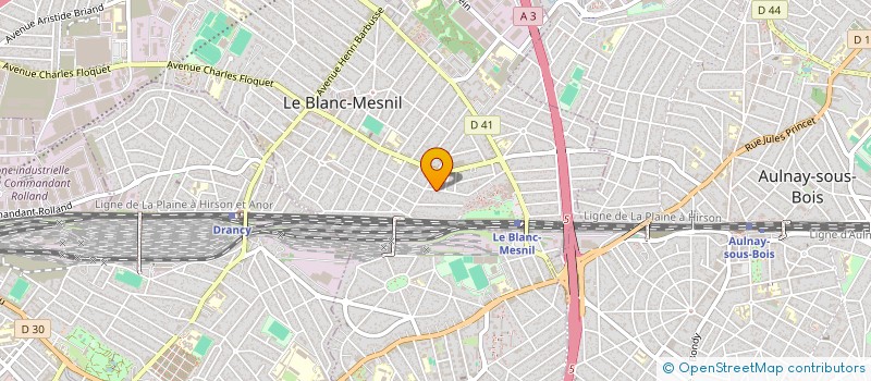 localisation de l'entreprise HAMS à LE BLANC-MESNIL