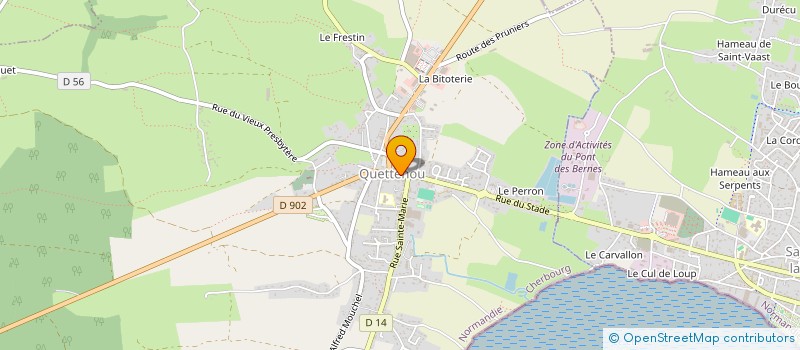 localisation de l'entreprise HAMSAIRE  QUETTEHOU