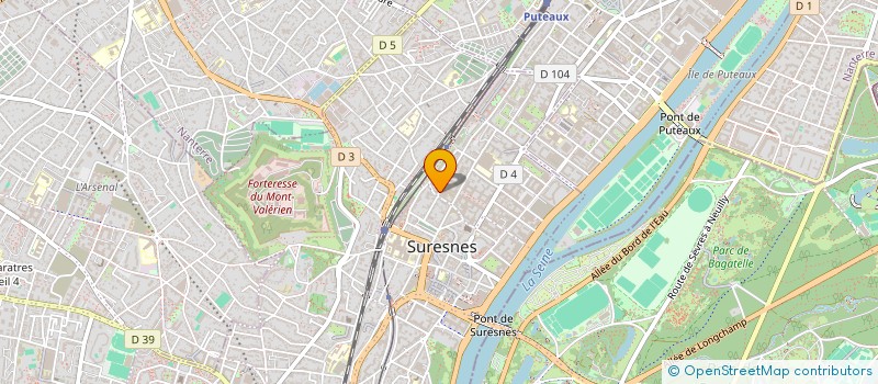 localisation de l'entreprise HAMSTER PUBLICITE à SURESNES