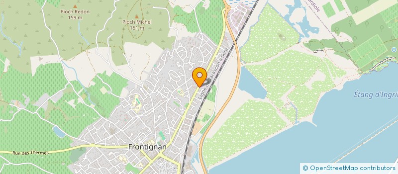 localisation de l'entreprise HAMTARA à FRONTIGNAN