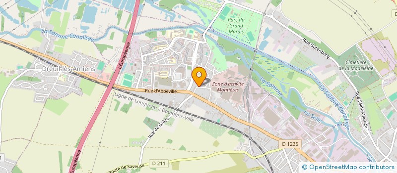 localisation de l'entreprise HAMUSE à AMIENS