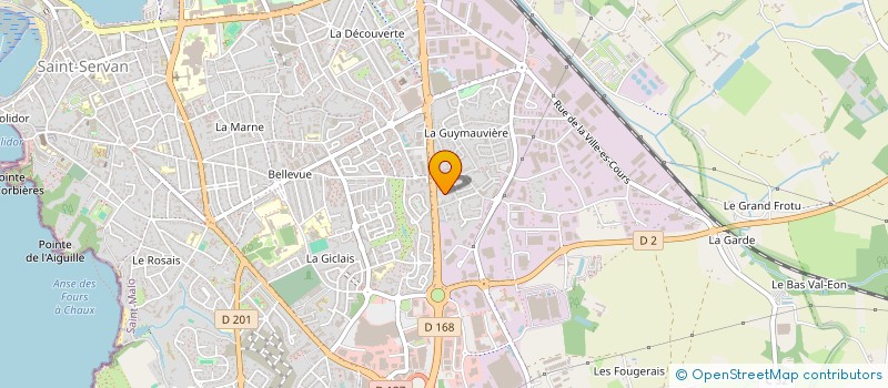 localisation de l'entreprise HAMY 2  SAINT-MALO