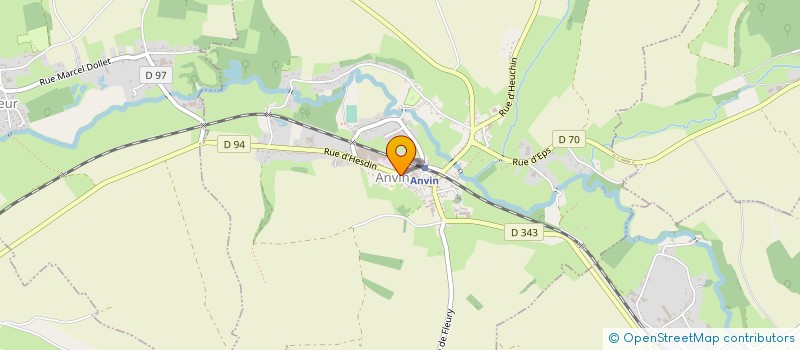 localisation de l'entreprise HAMY  ANVIN