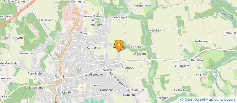 localisation de l'entreprise HAMY  BAUD