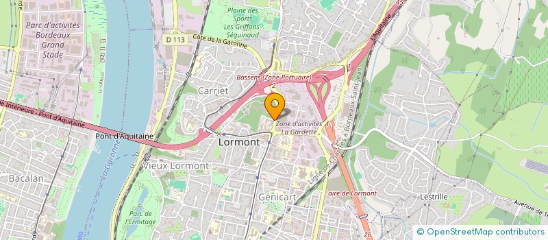 localisation de l'entreprise HAMYAH  LORMONT