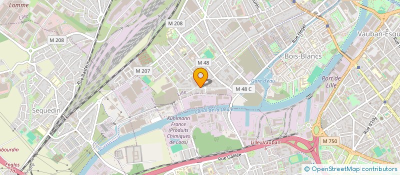 localisation de l'entreprise HAMYNA à LILLE