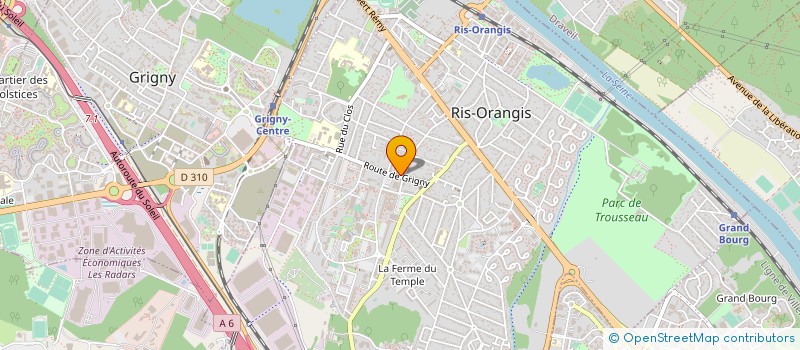 localisation de l'entreprise HAMYNET à RIS-ORANGIS