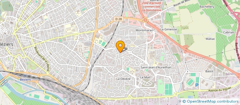 localisation de l'entreprise HAMZ'SERVICES ET NETTOYAGES à BEZIERS