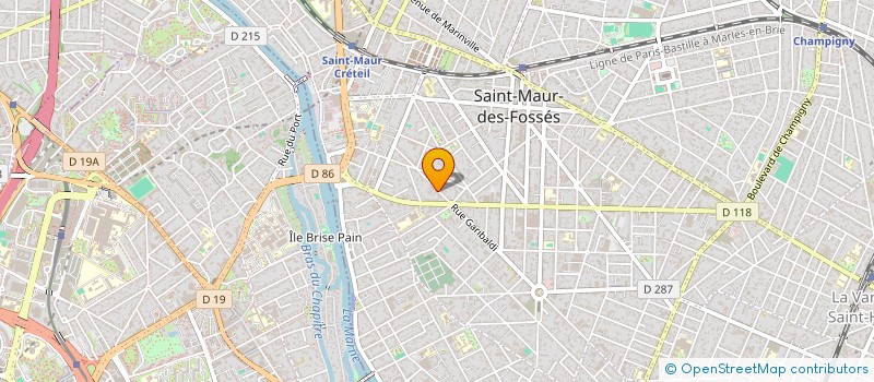 localisation de l'entreprise HAMZA à SAINT-MAUR-DES-FOSSES